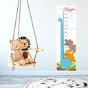 Ver imagem 2 de Régua de Altura Crescimento Infantil Adesivo Dinossauro