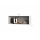 Ver mais imagens de Cozinha Modulada Evidence 5 Peças com Aéreo de Vidro Reflex e Balcão de 120cm para Pia Poliman Móvei