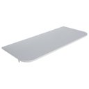 Ver imagem 2 de Mesa Dobrável Parede Articulada 90x40cm Branca Multivisao
