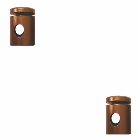 Kit-2 Desviador de Cabo Para Lustres e Pendentes e Luminária MD-6005/2 - Cobre