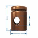 Ver imagem 4 de Kit-2 Desviador de Cabo Para Lustres e Pendentes e Luminária MD-6005/2 - Cobre