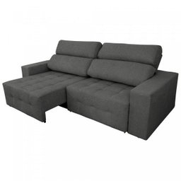 Sofá Retrátil e Reclinável 4 Lugares Athenas Espresso Móveis - 2