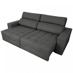 Sofá Retrátil e Reclinável 4 Lugares Athenas Espresso Móveis - 4