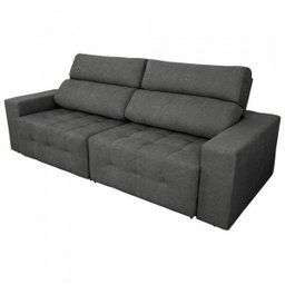 Sofá Retrátil e Reclinável 4 Lugares Athenas Espresso Móveis - 5