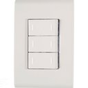 Ver imagem 1 de Conjunto 4x2 com 3 Interruptores Paralelos Tramontina Liz 10 a 250 V Branco Tramontina