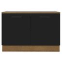 Ver imagem 4 de Balcão de Pia Cozinha 2 Portas (Com Tampo) Rustic/Preto Agata Madesa