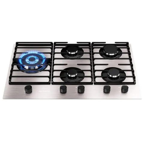 Cooktop 5 Bocas a Gás Tripla Chama Mesa de Alumínio Mcg5bl Bivolt Mueller