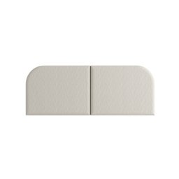 Cabeceira Cama Box Casal 140 Cm Orgânica Tecido Boucle Off White - 3