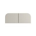 Ver imagem 3 de Cabeceira Cama Box Casal 140 Cm Orgânica Tecido Boucle Off White