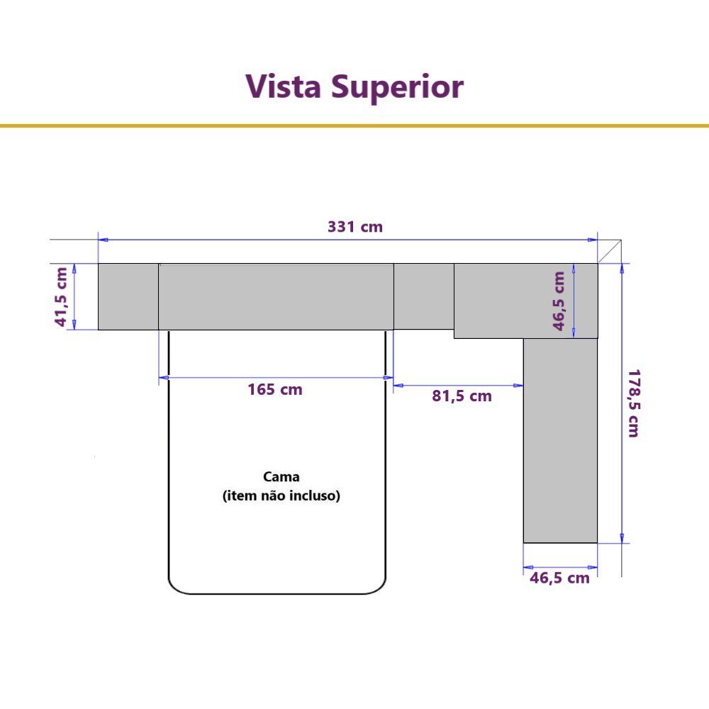 Guarda Roupa Dormitório Modulado Alpes Casal 1,58 m Queen Canto - Roupeiro Luciane M03:Branco - 4