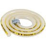 Regulador Registro de Gás de Cozinha com Monômetro Vazão 2kg/h + Mangueira 80cm com Abraçadeiras | a - 2