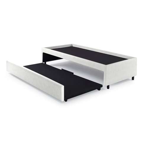 Bicama Box para Dois Colchões Viúva 120x203 Courino Linho
