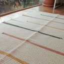 Ver imagem 2 de Tapete Tear Artesanal Beira Cama Design 80x1,50