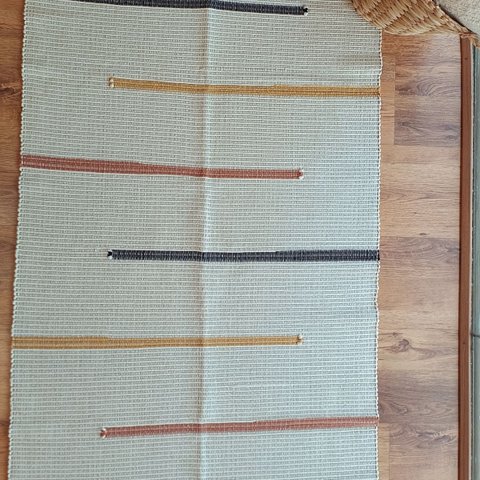 Tapete Tear Artesanal Beira Cama Design 80x1,50