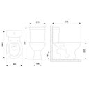 Ver imagem 3 de Bacia com Caixa Acoplada Ecoflush 3/6 Lts P Saída Smart Clean Horizontal Azálea Branco Celite