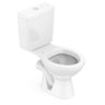 Bacia com Caixa Acoplada Ecoflush 3/6 Lts P Saída Smart Clean Horizontal Azálea Branco Celite - 1
