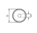Ver imagem 2 de Disco Corte Diamantado Turbo 110mm Eco Cortag