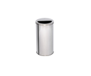 Ver imagem 1 de Lixeira de Inox 30l com Aro Meia Lua 24x70