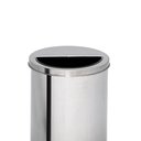 Ver imagem 4 de Lixeira de Inox 30l com Aro Meia Lua 24x70