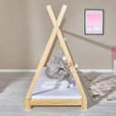 Ver imagem 2 de Cama Montessoriana Madeira Cabana com Estrado Elin Natural Idimex