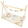 Cama Montessoriana Madeira Cabana com Estrado Elin Natural Idimex - 7