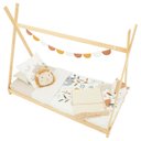 Ver imagem 7 de Cama Montessoriana Madeira Cabana com Estrado Elin Natural Idimex