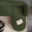 Ver imagem 6 de Sofá Modular Sala de Estar Decoração Luxo 265cm Lado Esquerdo Linho Celinne Luxuoso