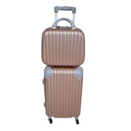 Mala de Viagem Media 23kg + Frasqueira com Abs Rodinhas 360 - 2