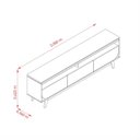 Ver imagem 2 de Rack de Tv Bancada Selene 2m Eras 512 Madetec
