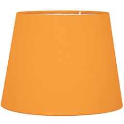 Abajur Eros Dome Laranja Base Redonda Cobre - 2