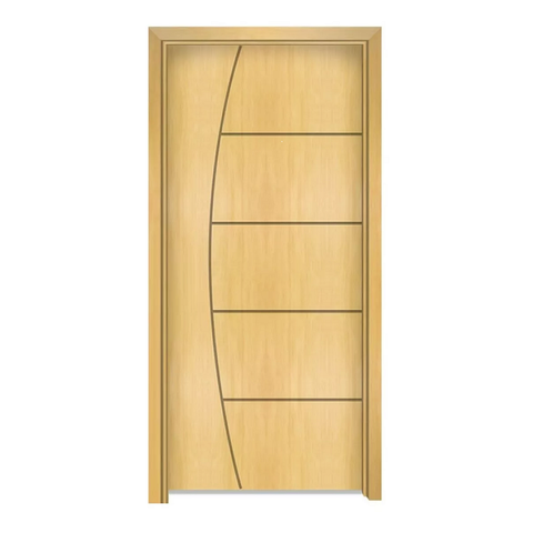 Porta Frisada de Madeira 2,14 (a) X 0,87 (l) com Batente 12 Cm
