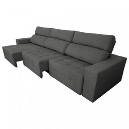 Sofá Retrátil e Reclinável 6 Lugares Athenas Espresso Móveis - 2 Sofá Retrátil e Reclinável 6 Lugares Athenas Espresso Móveis - 2