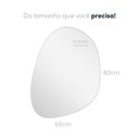 Ver imagem 2 de Espelho Decorativo Orgânico 80x60 Moderno:Gelo