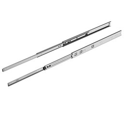 Corrediça Telescópica H45 Larga 450Mm Par - Hd Ferragens - 1