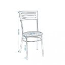 Ver imagem 4 de Cadeira para Cozinha Assento Estofado 434