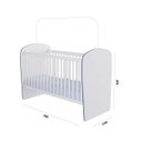 Ver mais imagens de Quarto de Bebê Completo Fofura com Guarda-Roupa 2 Portas, Cômoda e Berço Espresso Móveis
