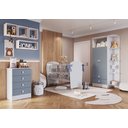Ver imagem 1 de Quarto de Bebê Completo Fofura com Guarda-Roupa 2 Portas, Cômoda e Berço Espresso Móveis
