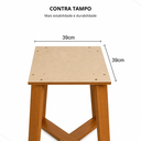Ver imagem 3 de Mesa de Jantar Redonda para 4 Lugares 90cm Gabilitte Onix - Branco