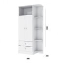 Ver imagem 3 de Quarto de Bebê Completo Fofura com Guarda-Roupa 2 Portas, Cômoda e Berço Espresso Móveis