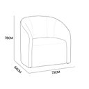 Ver imagem 7 de Poltrona Decorativa Bouclê Verde - Vallisa Decor