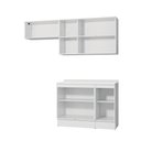 Ver imagem 4 de Armário de Cozinha Compacta 100% Mdf 200cm Branco Celeste Kappesberg