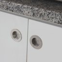 Ver imagem 2 de Puxador Redondo 65 Mm de Embutir Inox 304 Geris A490ie - Escovado