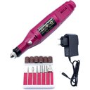 Ver imagem 1 de Lixa para Unha de Pe Mão Eletrica Portatil Esfoliador Pedicure Rosa