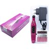 Lixa para Unha de Pe Mão Eletrica Portatil Esfoliador Pedicure Rosa - 2