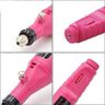 Lixa para Unha de Pe Mão Eletrica Portatil Esfoliador Pedicure Rosa - 5
