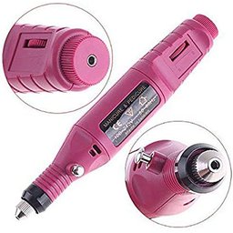 Lixa para Unha de Pe Mão Eletrica Portatil Esfoliador Pedicure Rosa - 3