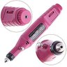 Lixa para Unha de Pe Mão Eletrica Portatil Esfoliador Pedicure Rosa - 3