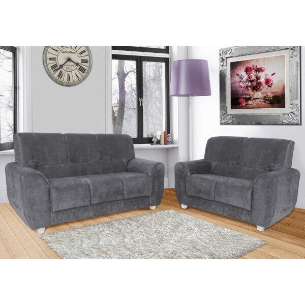 Conjunto de Sofás 2 e 3 Lugares Lisboa Best House MadeiraMadeira