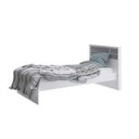 Ver imagem 3 de Quarto de Solteiro Completo Luiza com Guarda-Roupa 2 Portas, Cômoda e Cama Espresso Móveis Branco