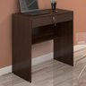 Mesa Escrivaninha Andorinha 1 Gaveta com Chave Café - Jcm Móveis - 1
